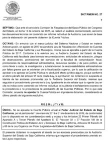 rechazan cuentas