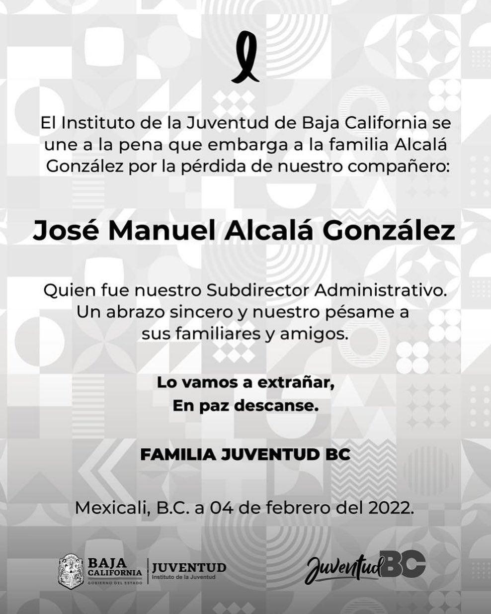 Fallece subdirector del Instituto de la Juventud1