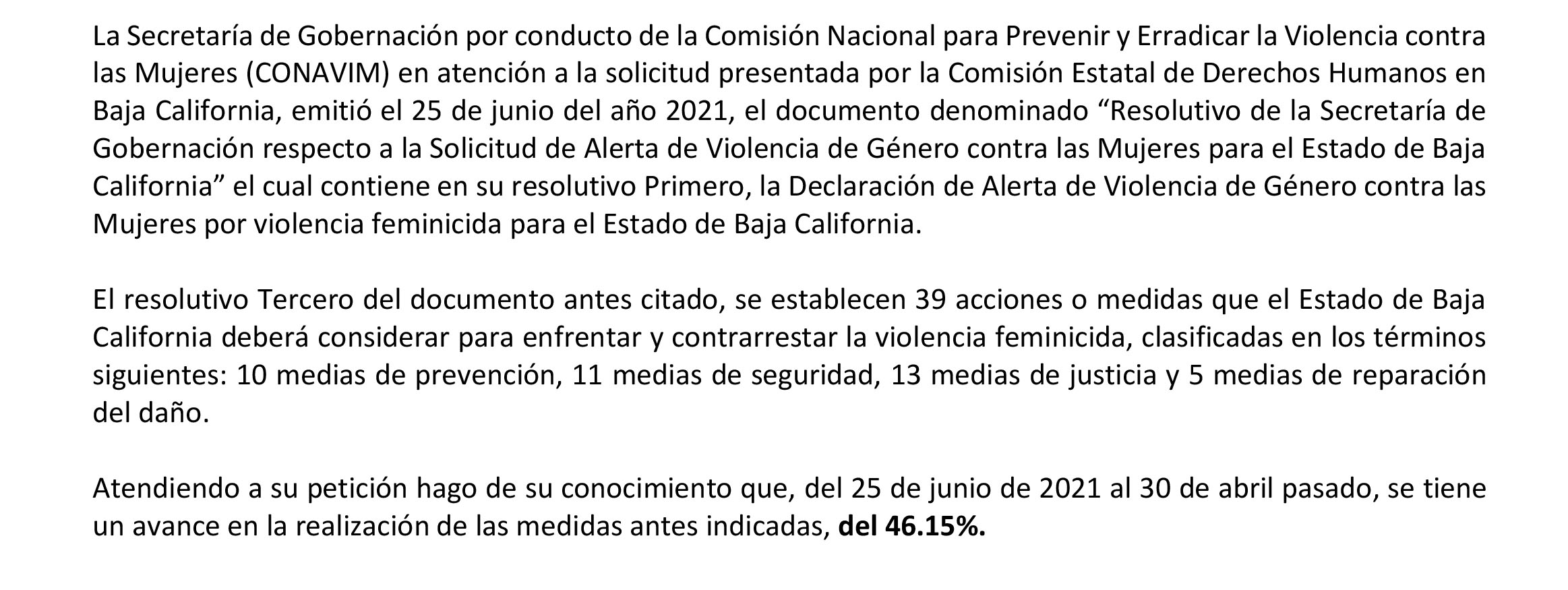 Alerta de género