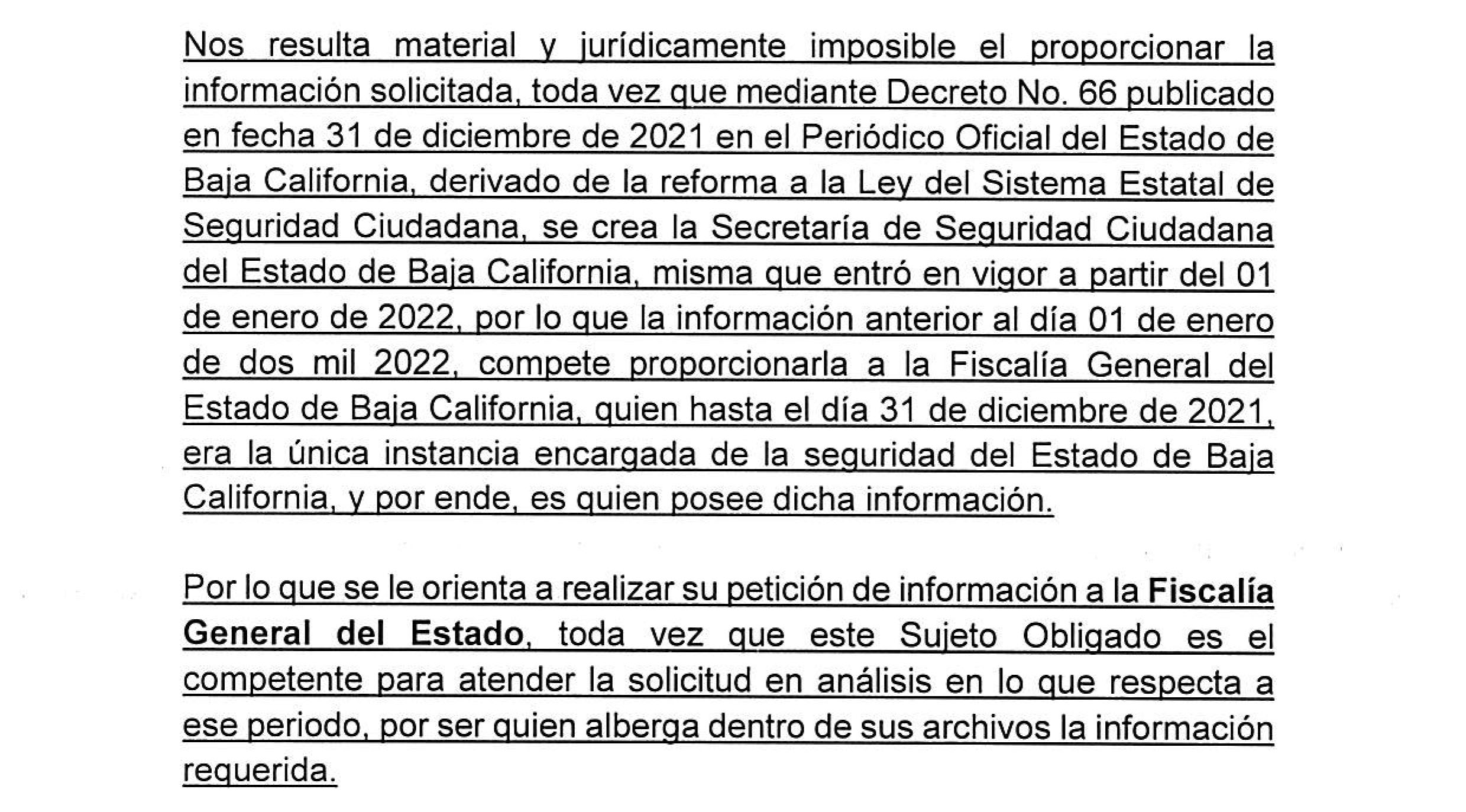 Respuesta SSC