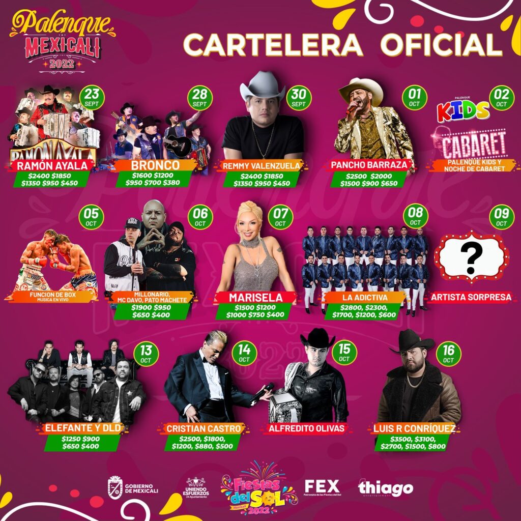 palenque fiestas del sol