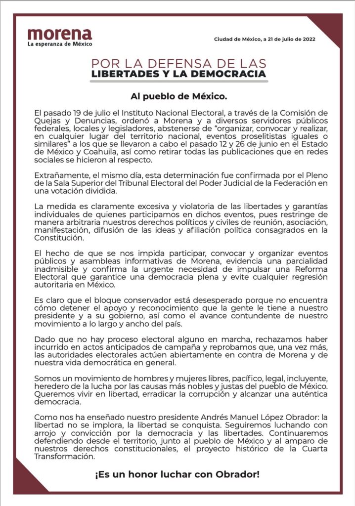 Gobernadores Morena
