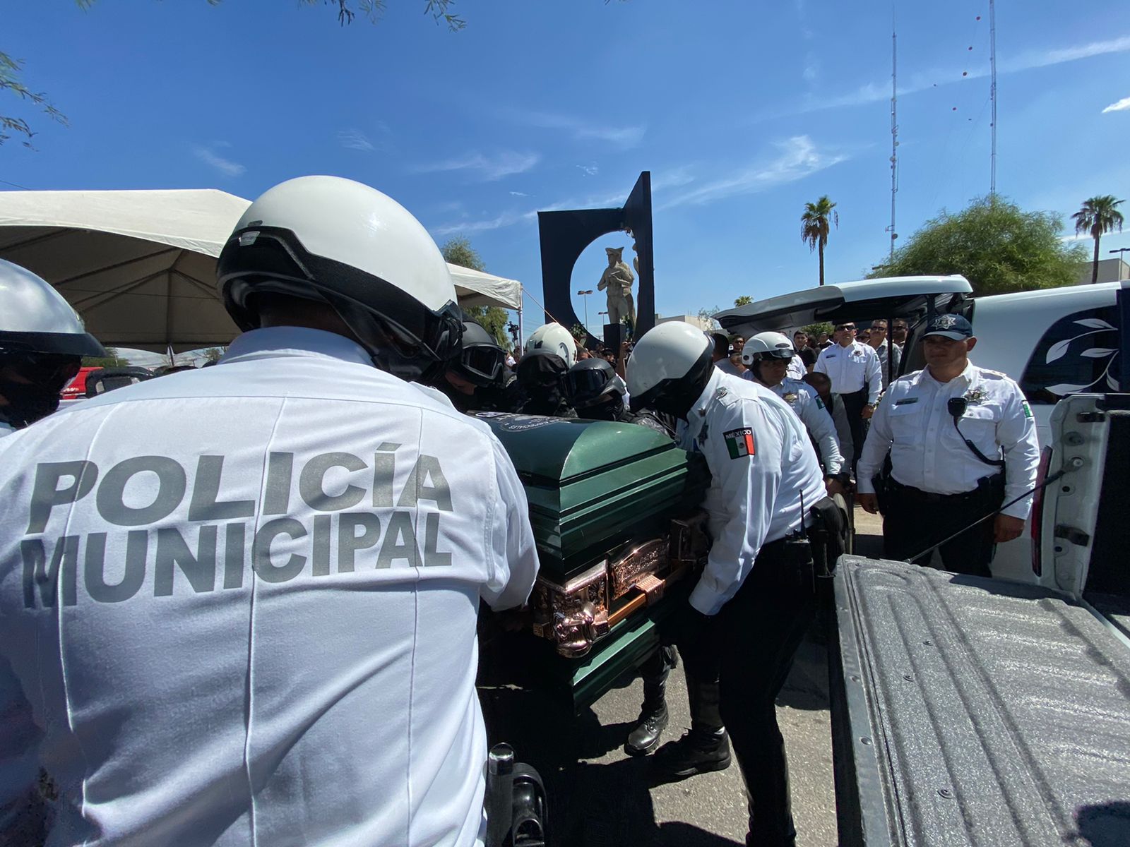 Despiden con honores a jefes policíacos