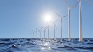 energía eólica en costas de California