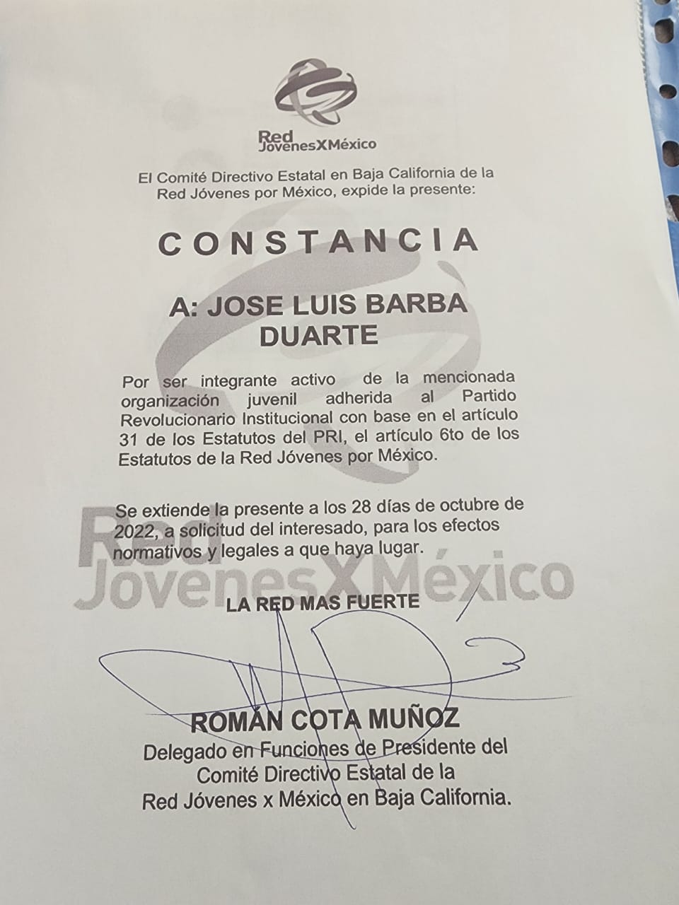 El Radiador: La ruptura 9 La firma de Román Cota
