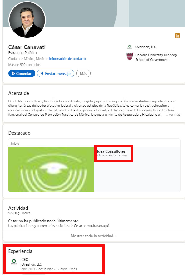 linkedin de Cesar Canavati