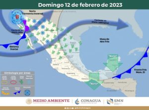 vientos lluvias y nevadas