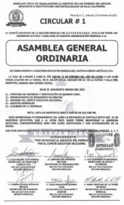 Asamblea convocada por Selene Cota