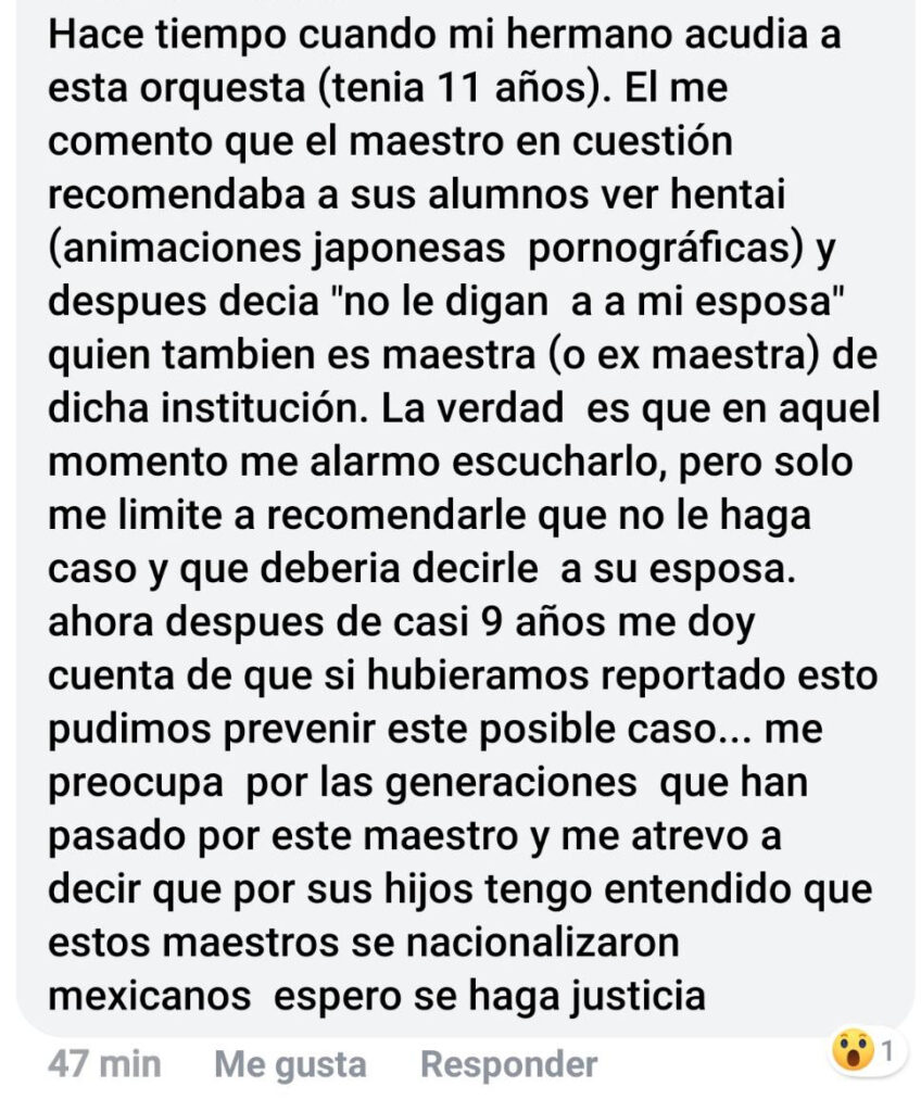 Otra denuncia pública