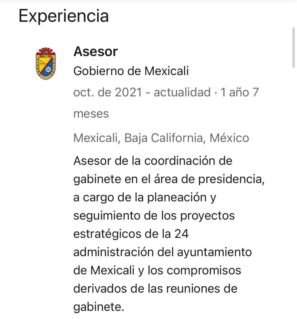 Presume ser asesor