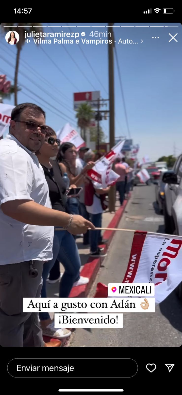 Funcionarios presumen volanteo en horario laboral 2 Nayel López docente del plantel Terán y Hector Rodríguez, docente del plantel Miguel Hidalgo