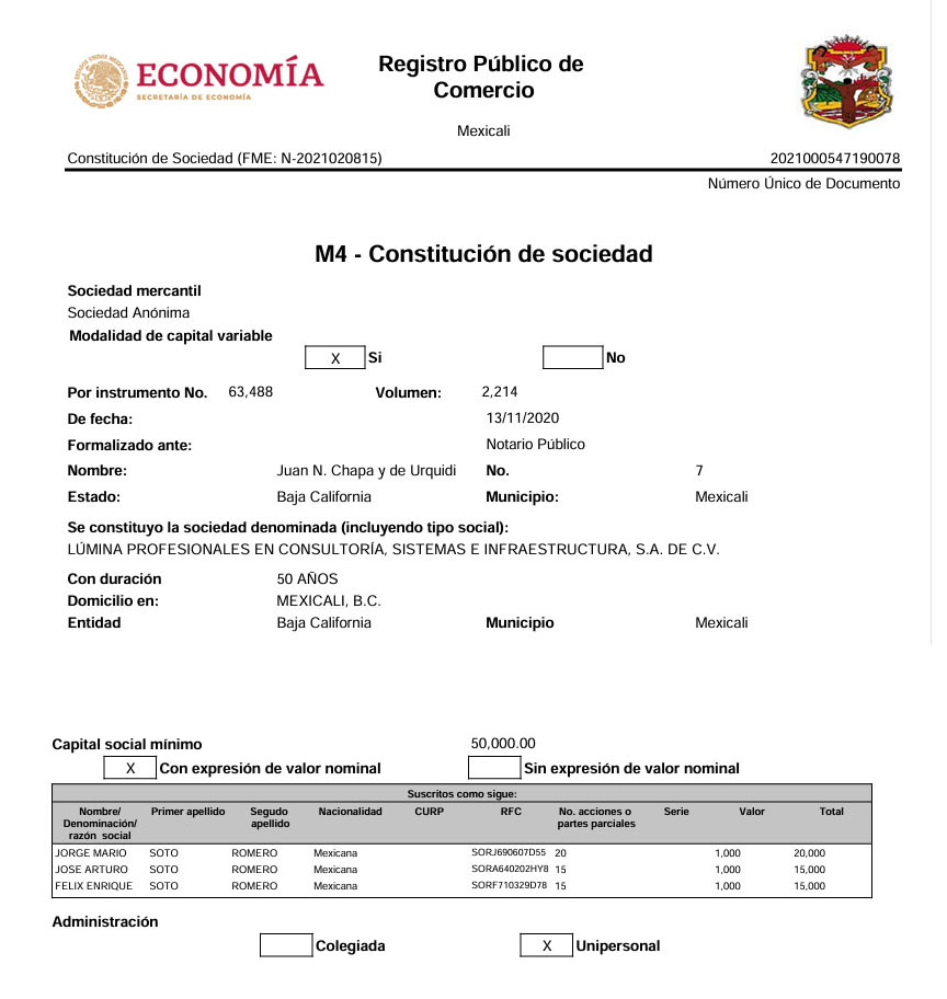 acta constitutiva 1