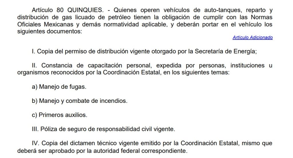 Ayuntamiento busca presionar a gaseras para garantizar medidas de seguridad 1 reglamento PC