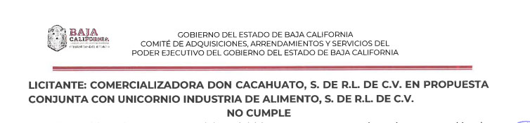 no cumple