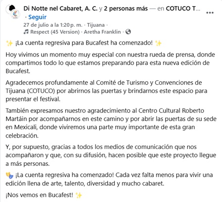 Roberto Martain, el artista favorito de la Secretaría de Cultura 3 POST COTUCO